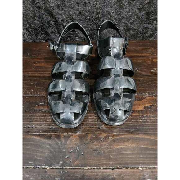 Katy Perry The Geli Fisherman Black Flat Sandals/Sz. 8.5M - Picture 5 of 8